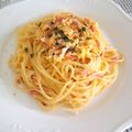 ＢiＢiすみれ's cooksnap of when they made パスタママ（卵スパゲティ）.