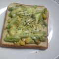 ゆみらんたん's cooksnap of when they made アスパラ＆コーンのマヨチートースト.