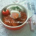 すとろべりーたると's cooksnap of when they made 簡単！美味しい！煮込みハンバーグ.