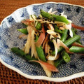 cafe0305's cooksnap of when they made 茗荷といんげんの簡単ポン酢和え☆.