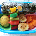 soratea's cooksnap of when they made 焼きたらことおかかのおにぎり。.