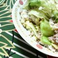 キョク's cooksnap of when they made レタスチャーハン.