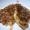 ayamogu's cooksnap of when they made ネギと納豆のお焼き♫.