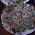 百花さん's cooksnap of when they made もちもちニラチヂミ.