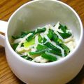 B子chan's cooksnap of when they made ニラとえのきの辛し酢味噌あえ.