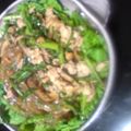 Linlyn's cooksnap of when they made 春菊と。豚と春雨の炒め煮.