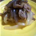 まりりん0302's cooksnap of when they made お弁当にヘルシー豚とこんにゃくの生姜焼き.