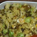 toshiebaba's cooksnap of when they made 青菜の漬物ピラフ♡.