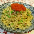 バカリャウ's cooksnap of when they made しらすととびっこのパスタ.