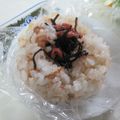 miyuki12's cooksnap of when they made 彼おにぎり.