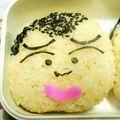 シャンプーハット's cooksnap of when they made ごましお頭のおにぎり君♡.