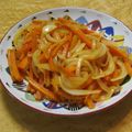 machi5111's cooksnap of when they made にんじんとたまねぎのピリ辛炒め.