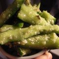 tomokoshiawase's cooksnap of when they made ●胡麻梅チーズときゅうりさん●.