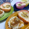 丸傳さんちのあわび娘's cooksnap of when they made 子供おやつ♡超簡単レンチンバナナ蒸しパン.