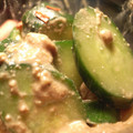 tomokoshiawase's cooksnap of when they made きゅうりのくるみ和え.