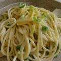 ハナ☆クロ's cooksnap of when they made たくあんとお葱の和風クリームチーズパスタ.