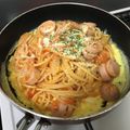 puniＫ's cooksnap of when they made 鉄板イタリアンスパゲティ風(ナポリタン).