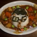 お料理大好き小学生's cooksnap of when they made 父の日に！簡単デコカレー♪.
