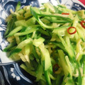 羽尼うに's cooksnap of when they made きゅうりと切干大根のさっぱり中華サラダ.