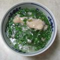 砂漠で鍋焼きうどん's cooksnap of when they made お家で簡単♪土鍋で骨付き鶏肉の薬膳粥.