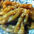 e3san's cooksnap of when they made 味浸みこんにゃく【生姜醤油】.