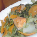 結柑's cooksnap of when they made ☆簡単☆春きゃべつと塩鮭の炒め蒸し.