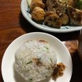 Ruriluru's cooksnap of when they made たくあんと大葉と梅のおにぎり.