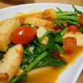 ミーちゃん^^'s cooksnap of when they made イカとほうれん草のトマト炒め.