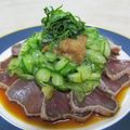 ryon7ryon's cooksnap of when they made 漬けカツオたたき.