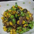 はせょ's cooksnap of when they made 枝豆＆オクラの♡コーンな小鉢サラダ♡.