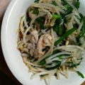 たかラッタ's cooksnap of when they made ニラとモヤシと豚肉のコチジャン炒め.