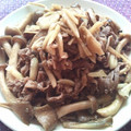 ほなみつ's cooksnap of when they made 牛肉ときのこのガーリック炒め.