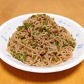 ドルフィンサーモン's cooksnap of when they made 【楽めし】ひき肉と白滝とピーマンの炒め.