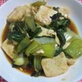 クンたん's cooksnap of when they made 簡単☆青梗菜と豆腐のバターオイスター炒め.
