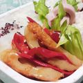 yappyパクパク's cooksnap of when they made お弁当に♪簡単ピーマンと竹輪の青椒肉絲風.