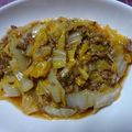 hiromoko's cooksnap of when they made オイスターソース風味の麻婆白菜.