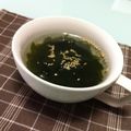 ＊とみこ＊'s cooksnap of when they made 焼肉屋さんのわかめスープ.