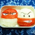 シャンプーハット's cooksnap of when they made キャラ弁　ビリリダマ＆マルマイン弁当.