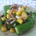 うさももまゆたん's cooksnap of when they made 枝豆＆オクラの♡コーンな小鉢サラダ♡.