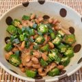 あーこ姐's cooksnap of when they made 醤油麹deオクラと納豆の和えもの.
