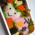★セナ★ 's cooksnap of when they made キャラ弁♪ハートおにぎり♪.