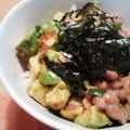 ★ひいらぎ★'s cooksnap of when they made 納豆アボカ丼.