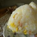 まよっちきっちん's cooksnap of when they made 残りご飯で!混ぜるだけ！炒飯風おにぎり★.