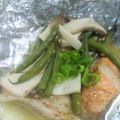 cwtsr340's cooksnap of when they made 簡単10分！白ワインで鮭のホイル焼き.