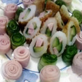 夜桜猫にゃん's cooksnap of when they made 市松ちくわ♪.
