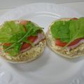 まほじょ's cooksnap of when they made ハムとトマトとルッコラのオープンサンド.