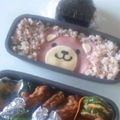 まみょこ's cooksnap of when they made キャラ弁☆ハムステーキdeブーフ♪.