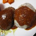 hanahana★'s cooksnap of when they made ☆ハンバーグの簡単な焼き方☆.