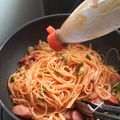 スージー＆ジル's cooksnap of when they made ナポリタンの　☆★　隠　し　味　★☆.