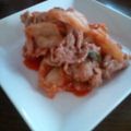 ななてー's cooksnap of when they made 焼肉のタレで簡単！ご飯がすすむ豚キムチ♪.